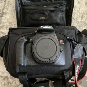Cannon Rebel T6 Camera with extras